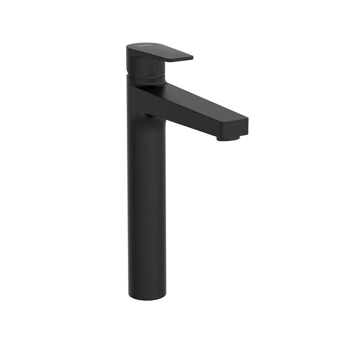 Flow Square черный высокий смеситель для раковины