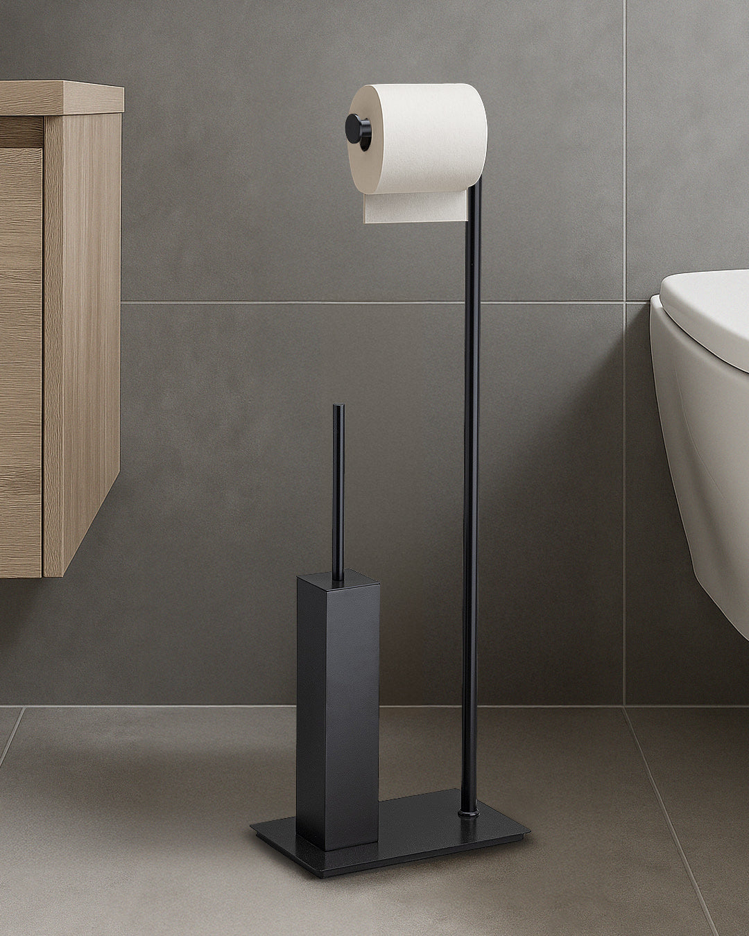 Отдельностоячие ершики с подставкой для туалетной бумаги