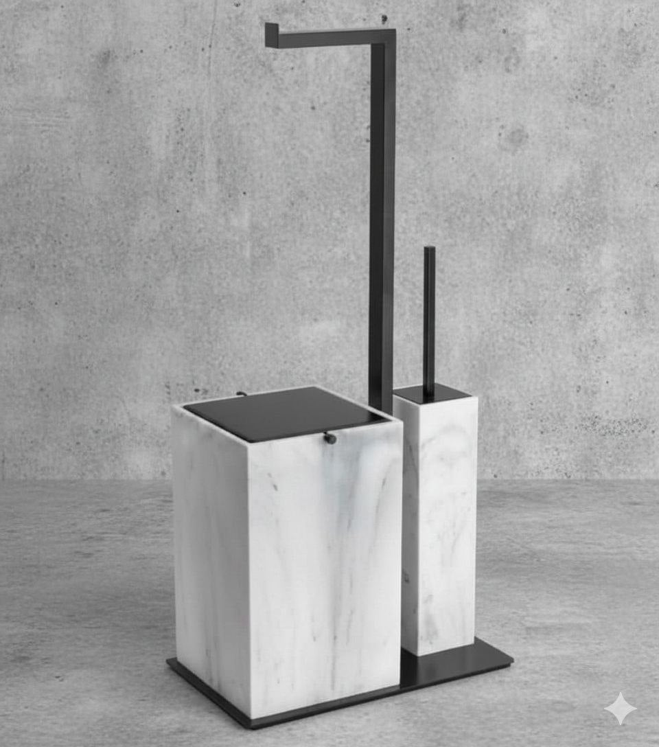 Отдельностоящий набор (ершик, урна, для туалетной бумаги)