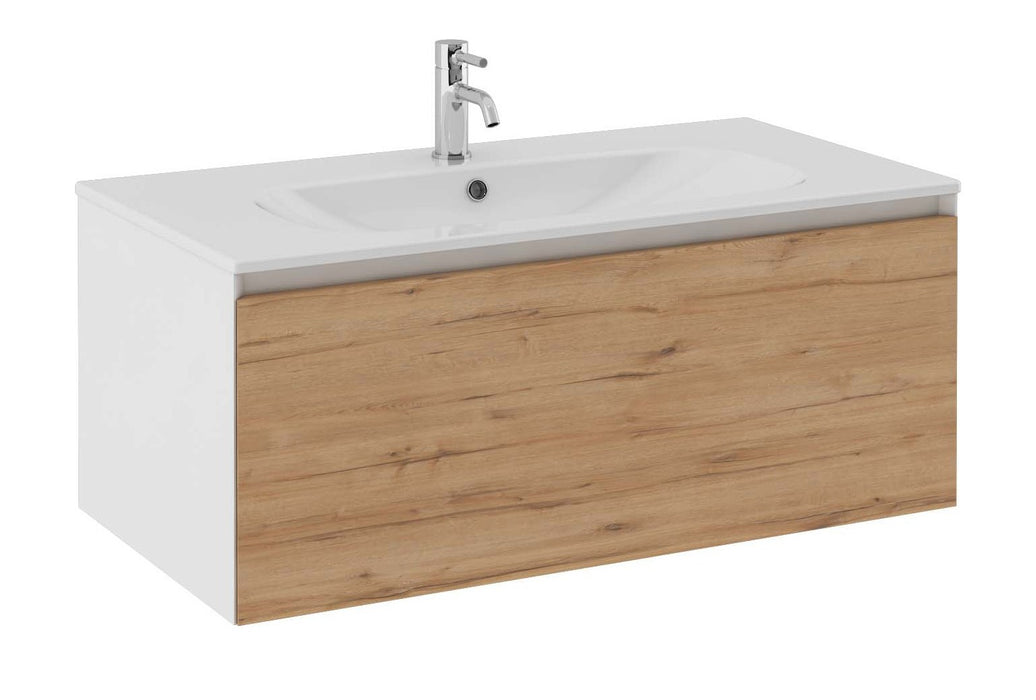 Isvea Coredo тумба с раковиной в комплекте 100см белый