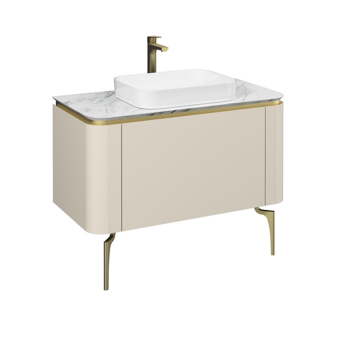 Isvea Gloria тумба с раковиной в комплекте 100см кремовый