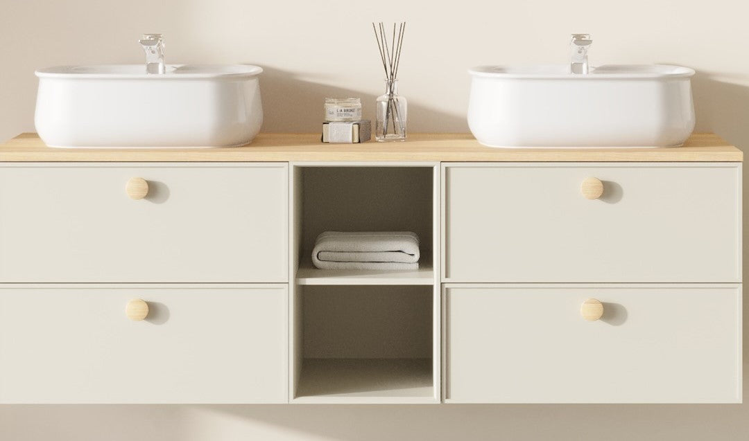 Isvea Mondo тумба с раковиной в комплекте 150см зеленый