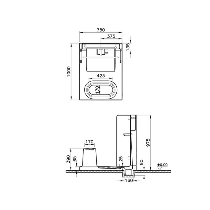 Поддон для тахората Cosey 100х75