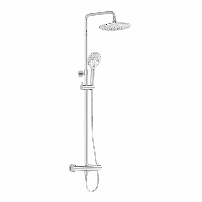 AquaHeat Bliss 240 2F душевая колонка с термостатом хромированный