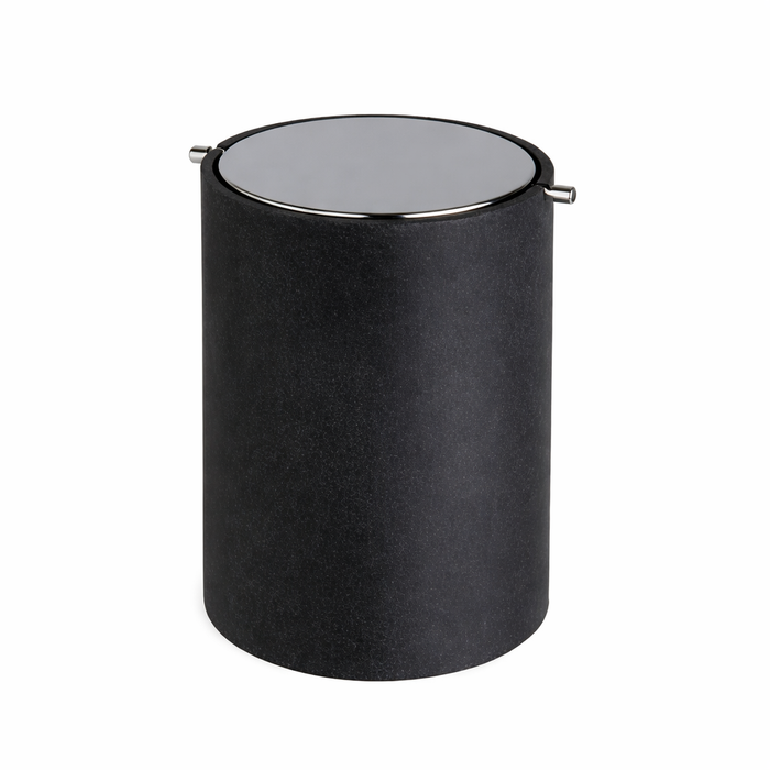 Урна круглый кварцевый черный