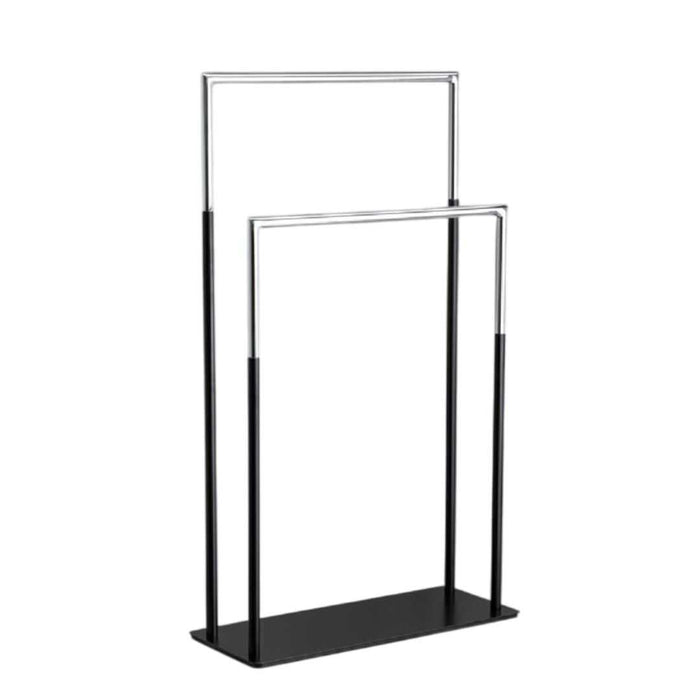 Подставка для полотенца отдельностоящий черный-хром