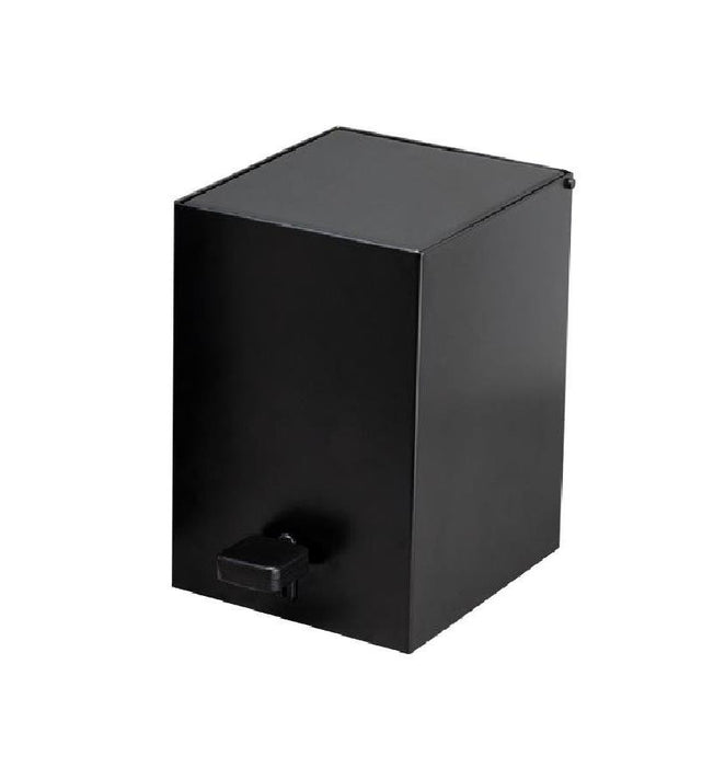 Урна квадратный с педалью 3л черный