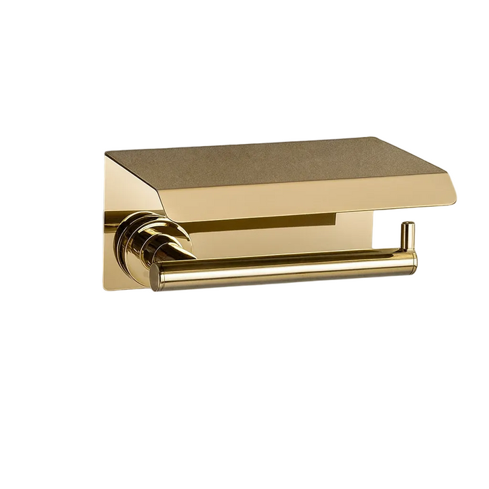 Hoop подставка для туалетной бумаги с подставкой золотой