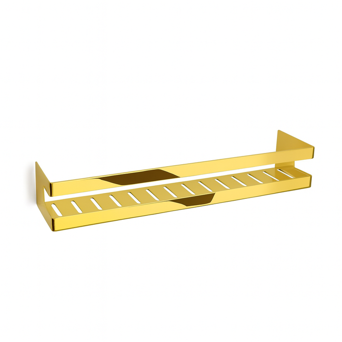 Подставка для губки и шампуня 40см золотой