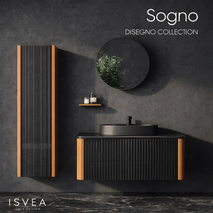 Isvea Sogno тумба с раковиной в комплекте 100см орех