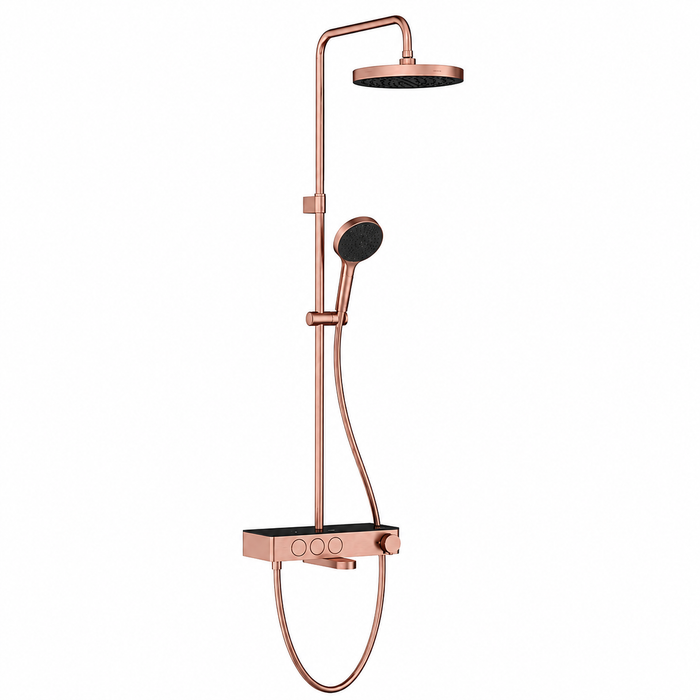 VitrA Core R 250 душевая система с термостатом, медь брашированная