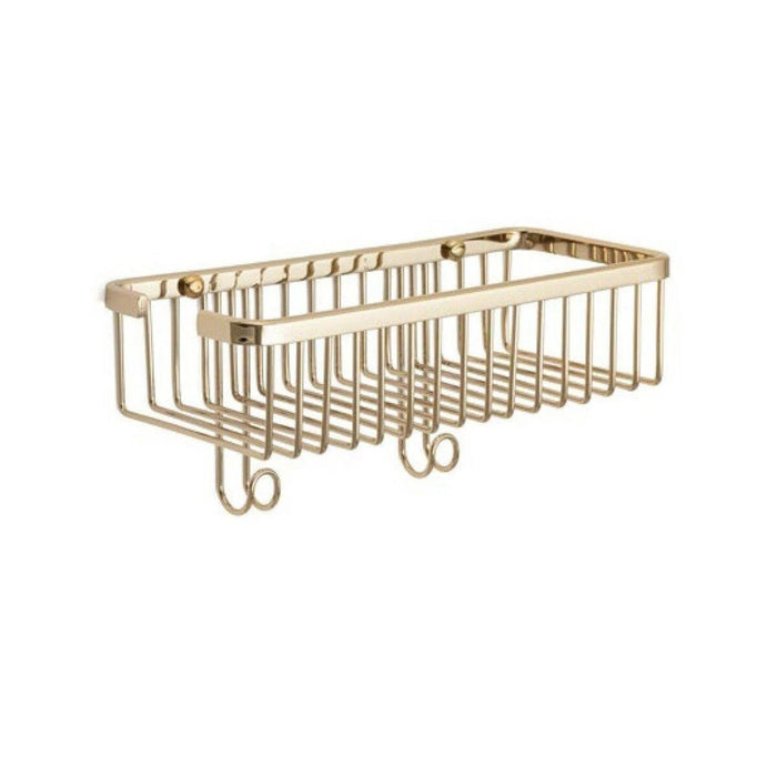 Подставка для губки и шампуня золотой