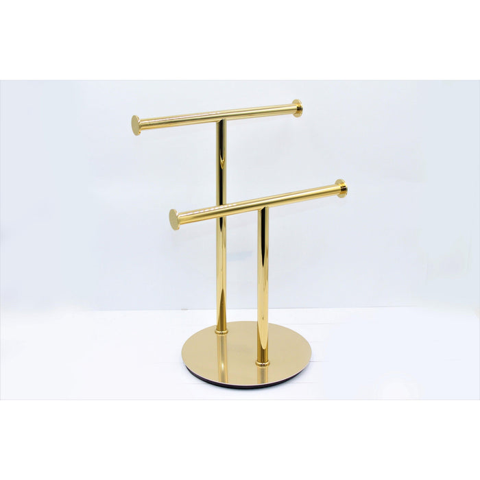 Подставка для полотенца настольный золотой