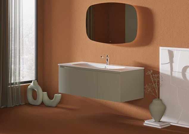 Isvea Coredo тумба с раковиной в комплекте 80см зеленый